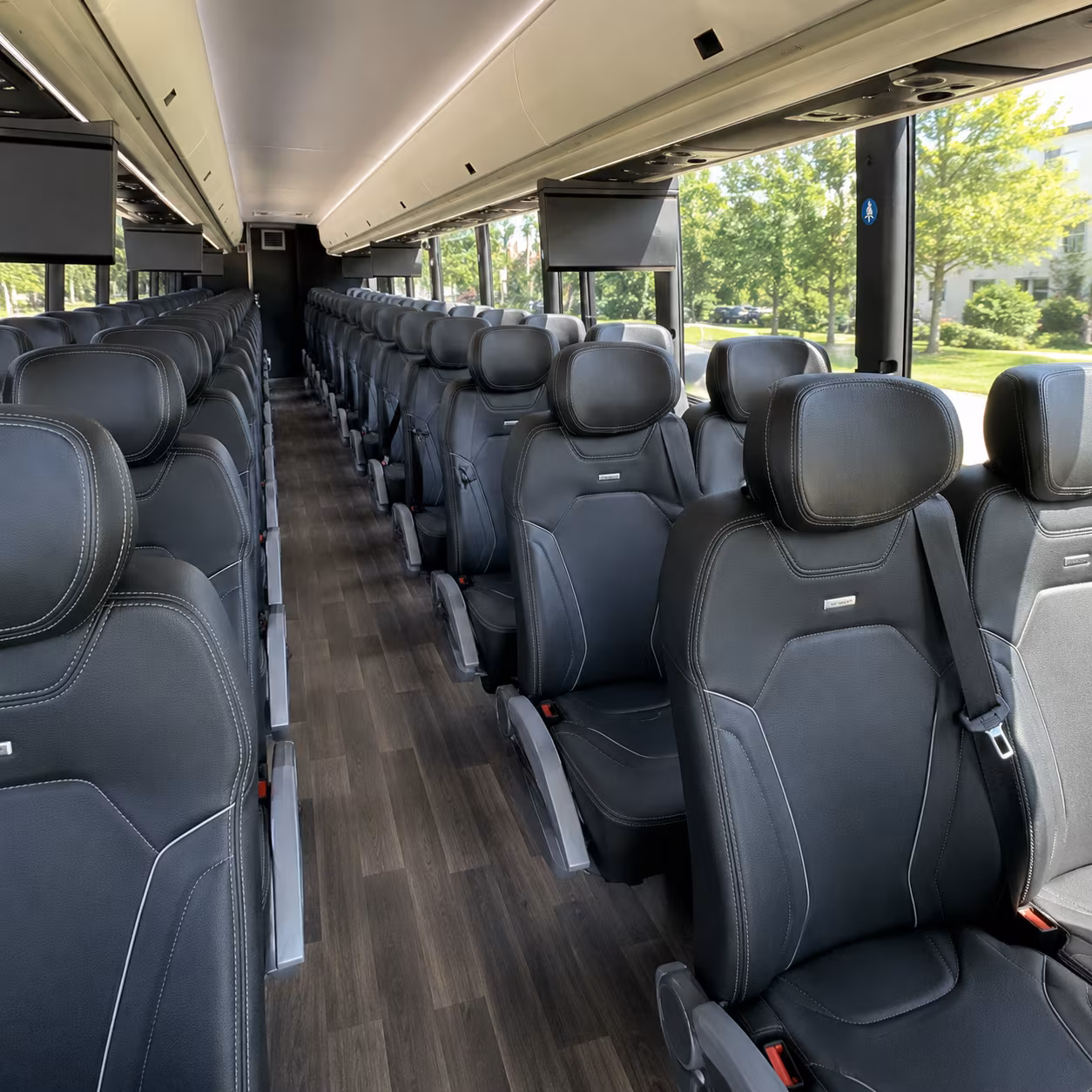 bus rentals for federal agency staff traveling through lakeville