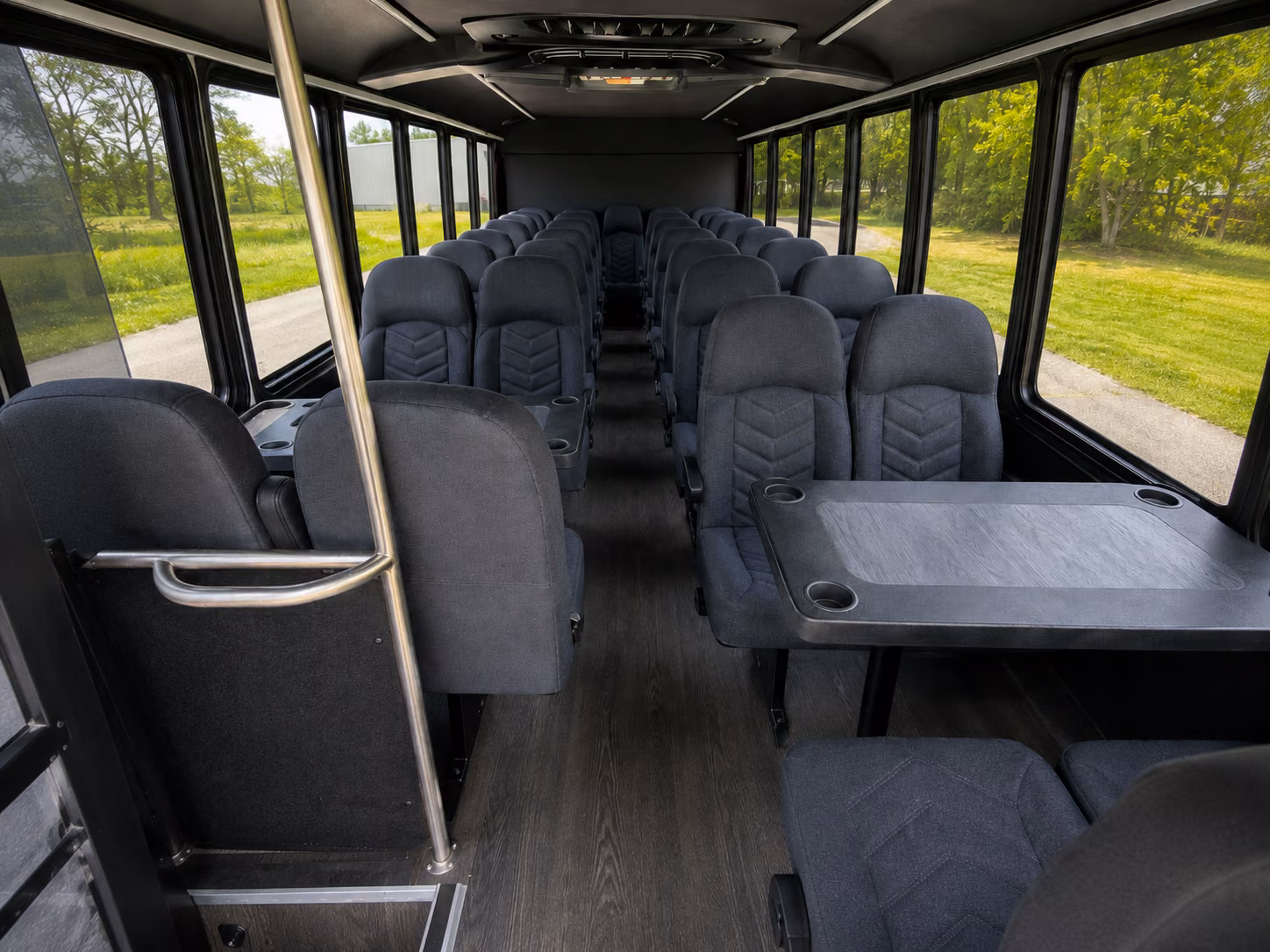 lakeville 15 passenger minibus inside