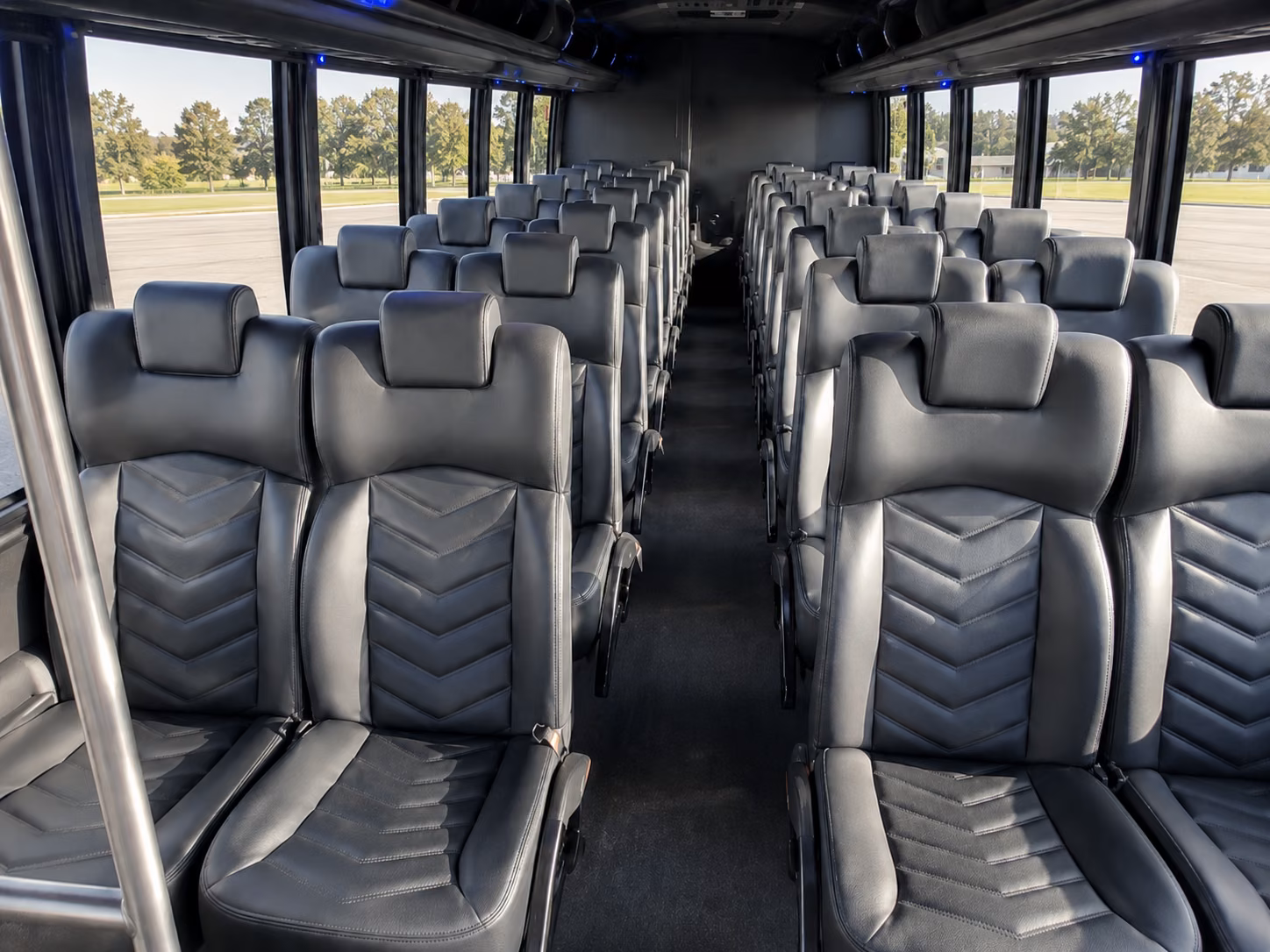 lakeville 18 passenger minibus inside
