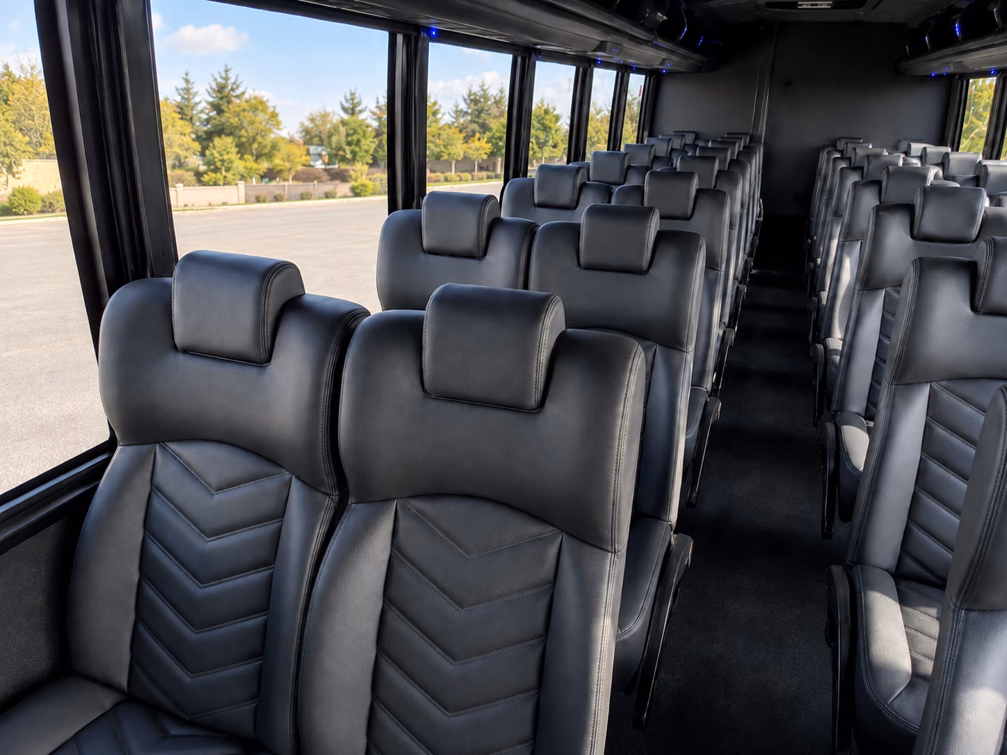 lakeville 20 passenger minibus inside