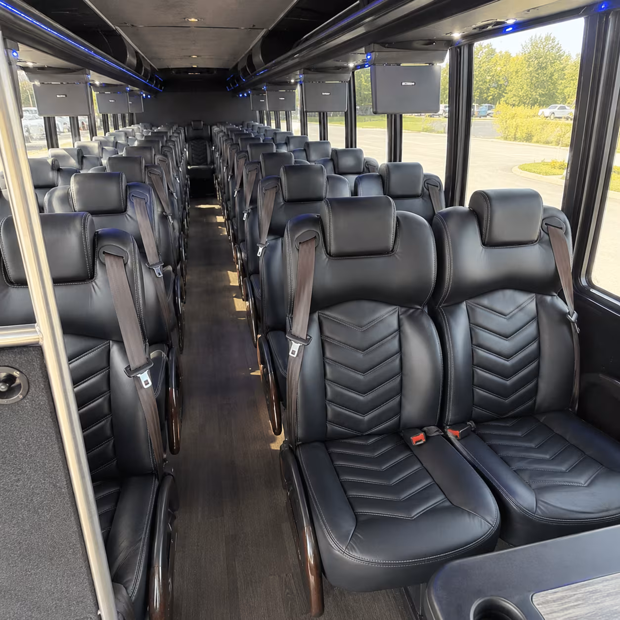 lakeville 25 passenger minibus interior