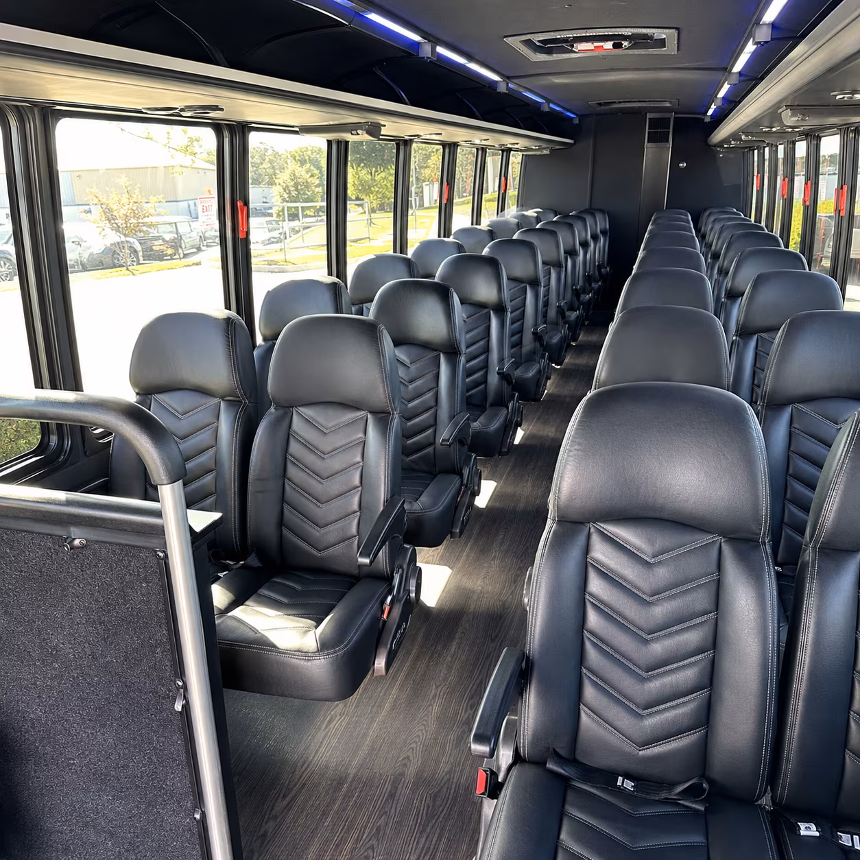 lakeville 28 passenger minibus inside