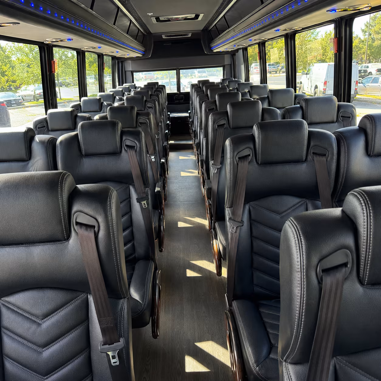 lakeville 28 passenger minibus interior