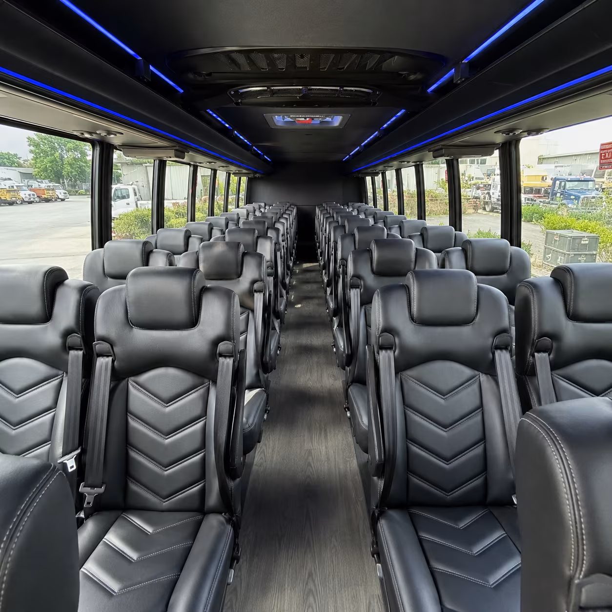 lakeville 30 passenger minibus inside