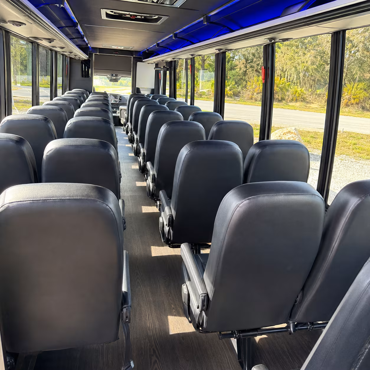 lakeville 30 passenger minibus interior