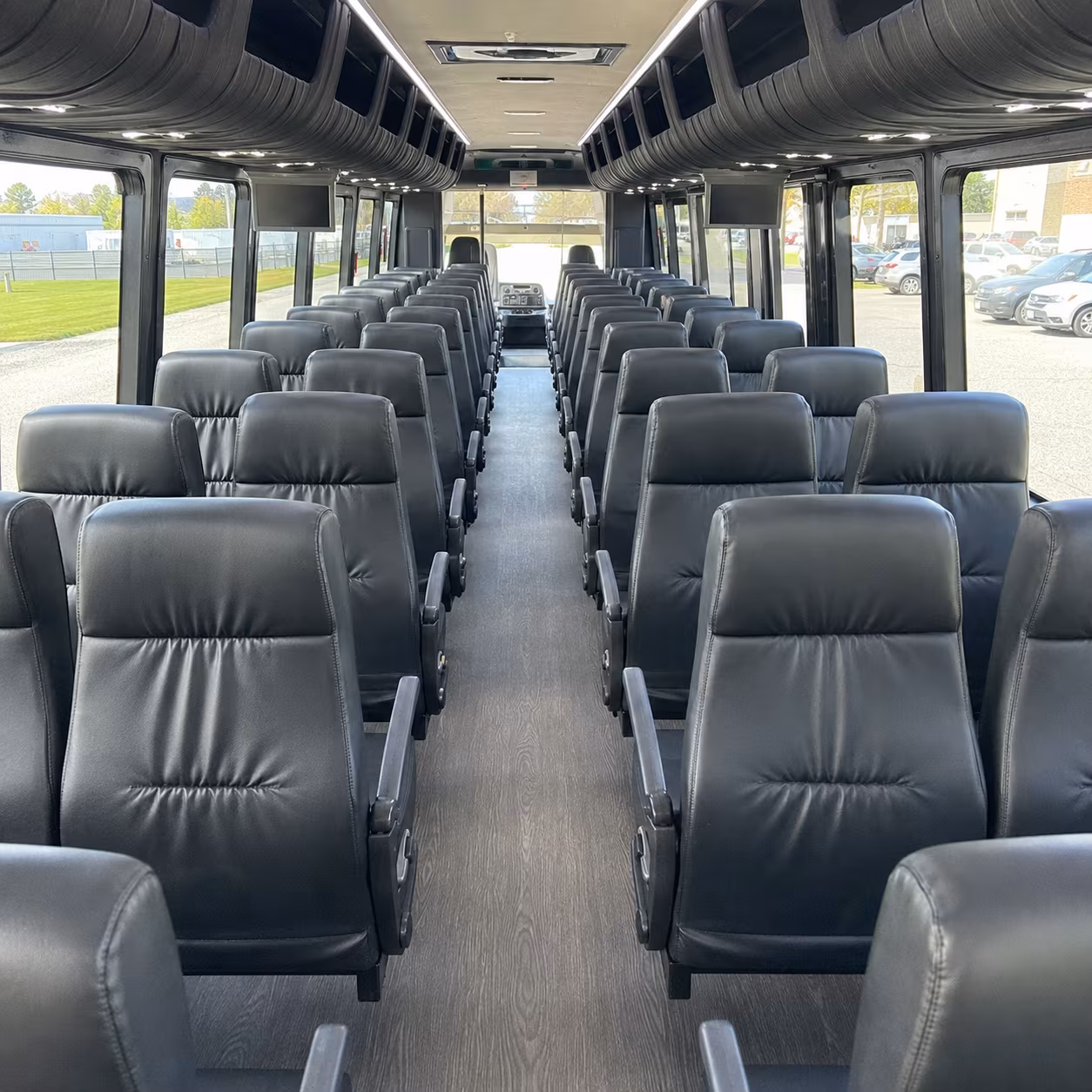 lakeville 35 passenger minibus interior
