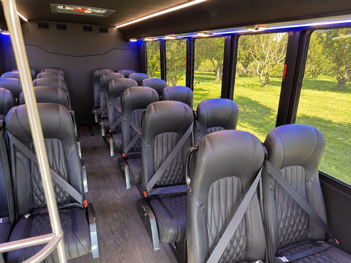 lakeville employee transportation onboard seating