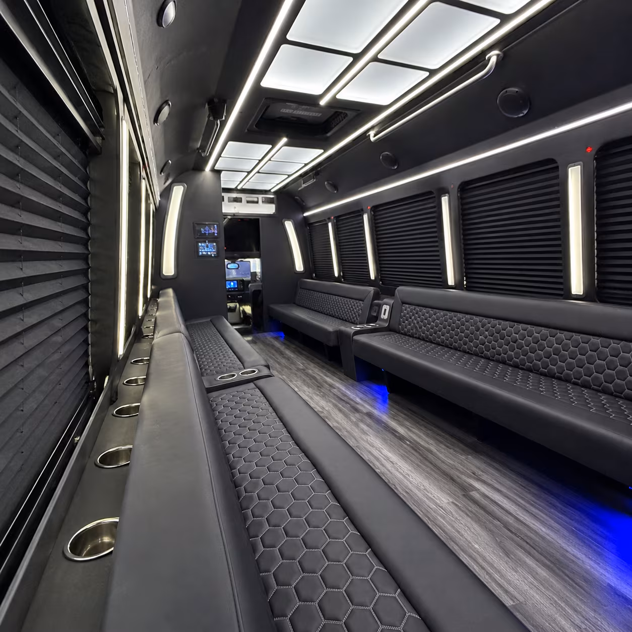 lakeville party bus inside