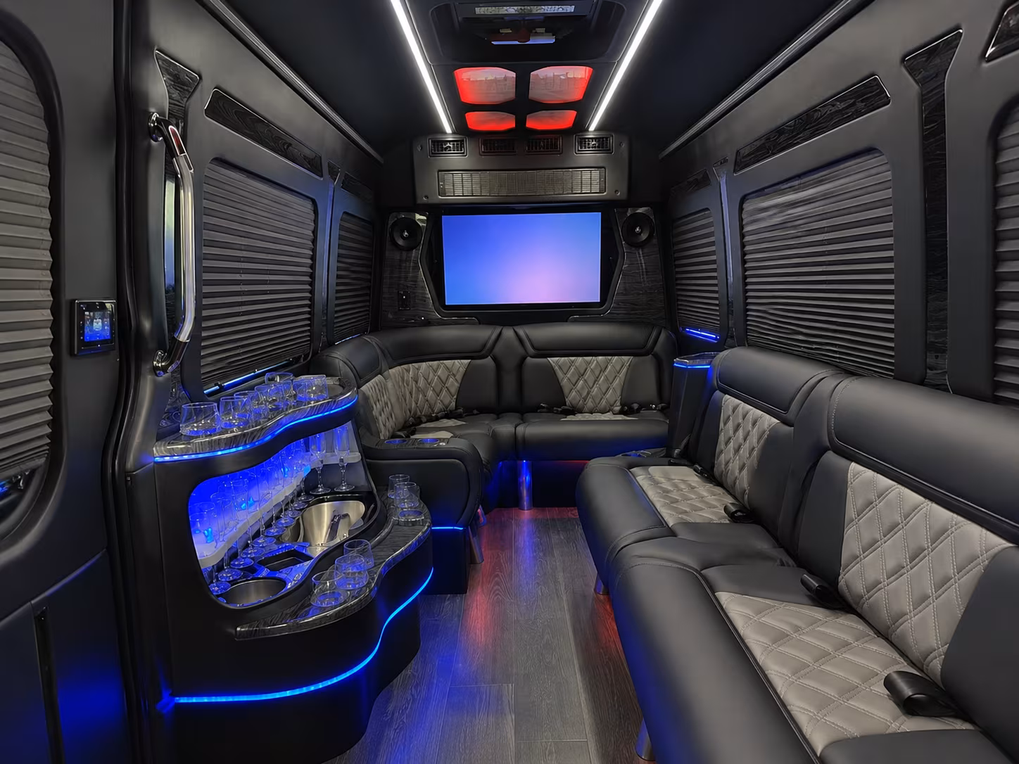 lakeville sprinter limousine interior