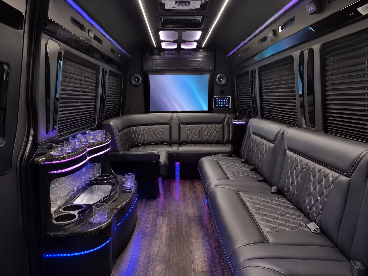 prom night buses covering lakeville to downtown minneapolis